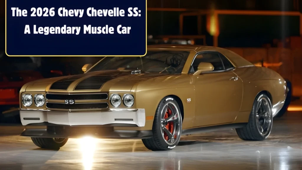 Chevrolet Chevelle SS 2025: The Return of a Muscle Legend with 1500HP Hybrid Power and Classic American Soul!