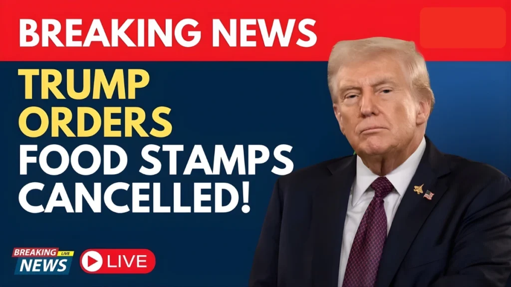 SNAP Emergency: Trump Officials Tell States to Cancel Benefits Now