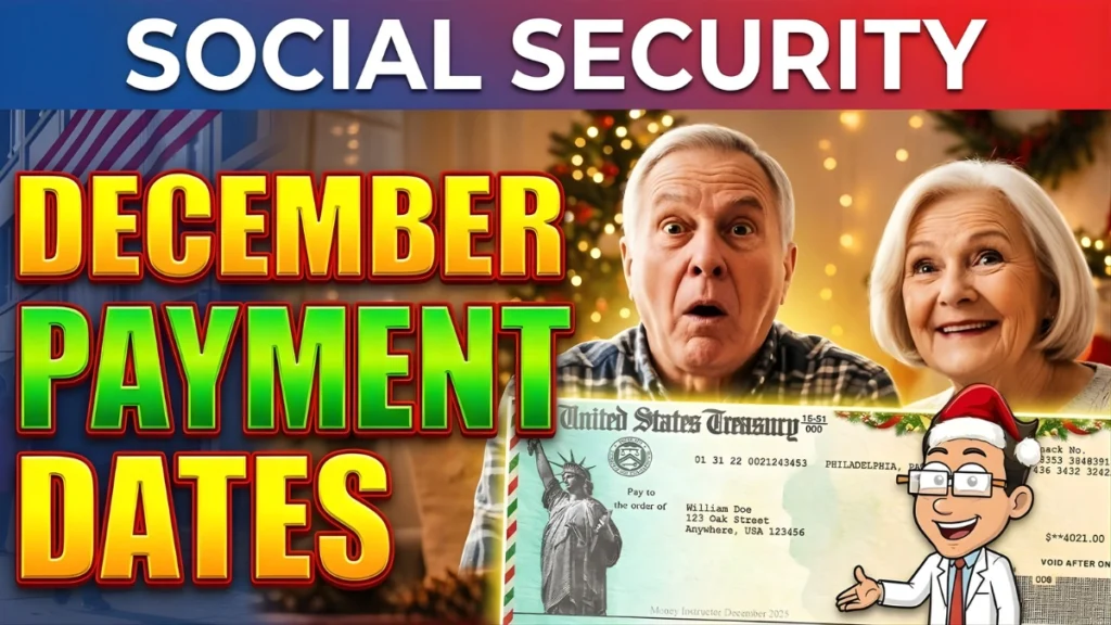Social Security Checks December 2025 Update: New Payment Schedule Released for Millions of Seniors