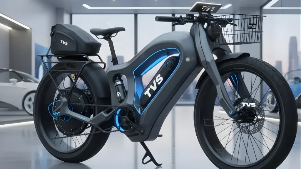 TVS Electric Cycle 2026 Launched: 580KM Range, 4-Day Battery Life & Lightning-Fast Charging at an Unbelievable Price